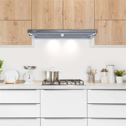 BLAUPUNKT 90CM SLIDEOUT UNDERMOUNT RANGE HOOD (STAINLESS STEEL)